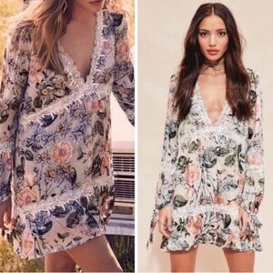 For Love and Lemons Luciana Swing Dress Medium